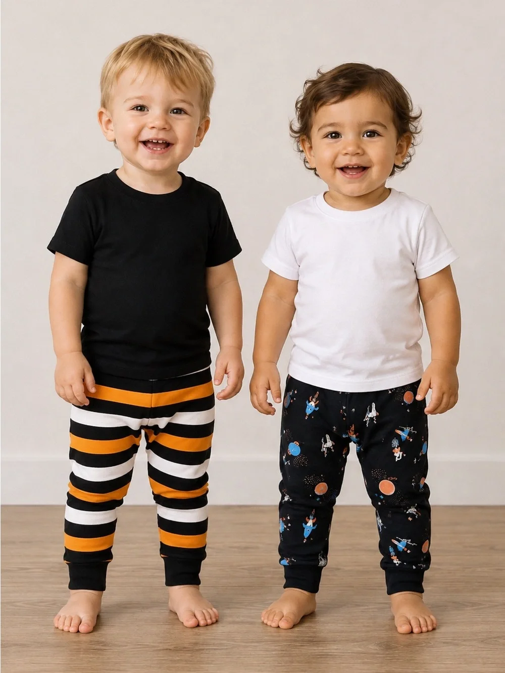 FINAL SALE Old Navy 100% Cotton PJ Pants 2-PACK Space & Halloween